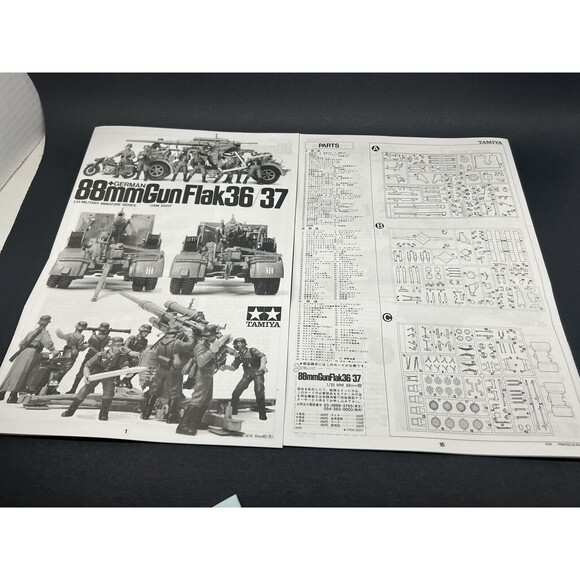 1/35 German 88MM Gun Flak 36/37 MRC-Tamiya Super kit w/ 9 figures & KS750 #MM117 - Picture 9 of 10